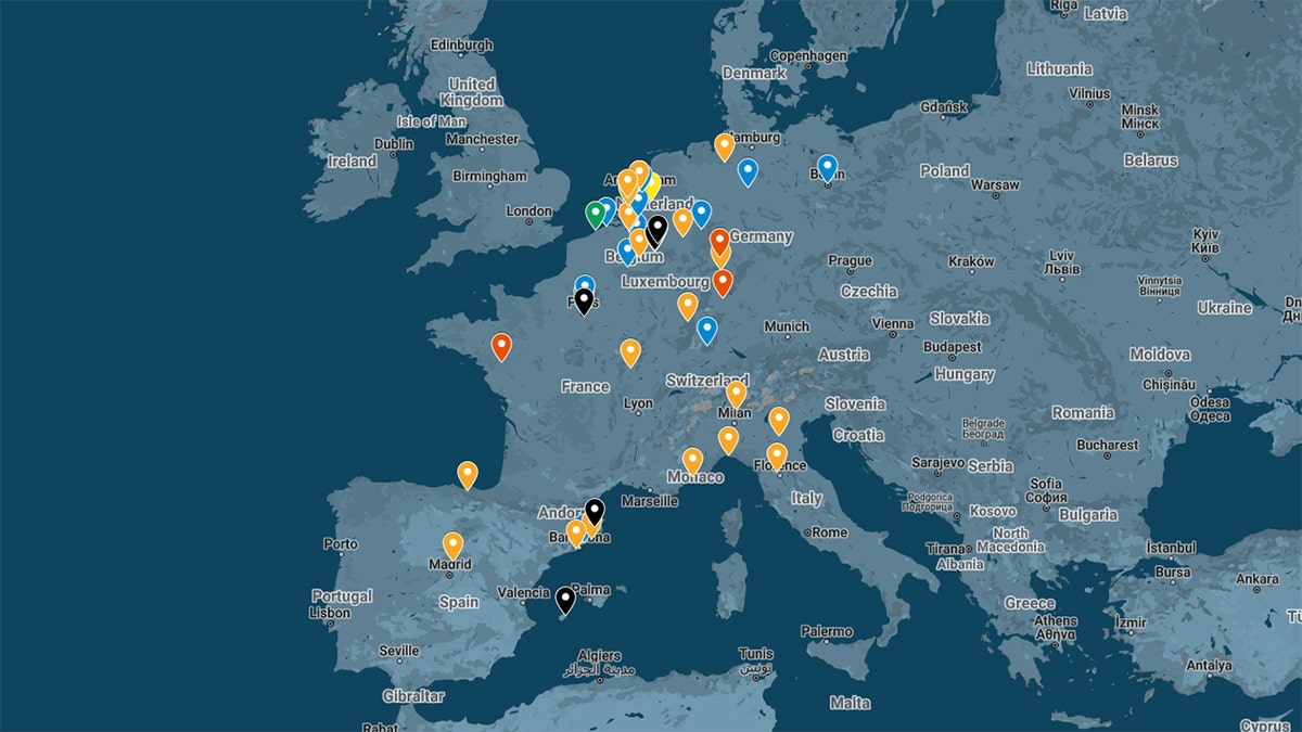 Interpol-map-cold-cases