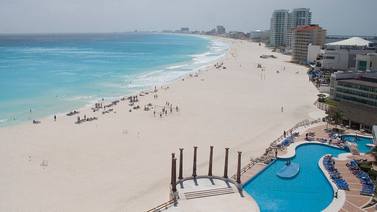 plaža Gaviota Azul u Cancunu, Meksiko