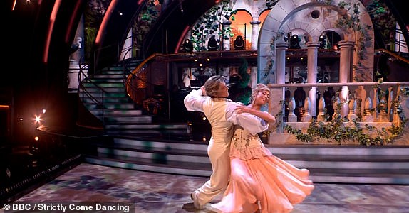 Credit: BBC / Strictly Come DancingUncleared grabs: Dance to Love Story