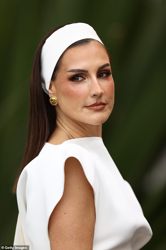 SYDNEY, AUSTRALIA - NOVEMBER 05: Laura Dundovic poses during Sydney Racing at Royal Randwick Racecourse on November 05, 2024 in Sydney, Australia. (Photo by Jason McCawley/Getty Images)