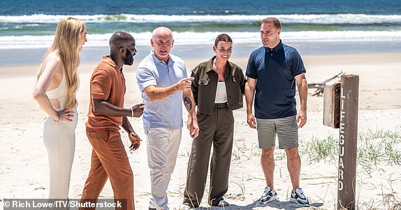 Editorial Use Only Mandatory Credit: Photo by Rich Lowe/ITV/Shutterstock (14911636q) GK Barry, Melvin Odoom, Barry McGuigan, Coleen Rooney and Alan Halsall 'I'm a Celebrity...Get Me Out of Here!' TV show, Series 24, Episode 1, Australia - 17 Nov 2024