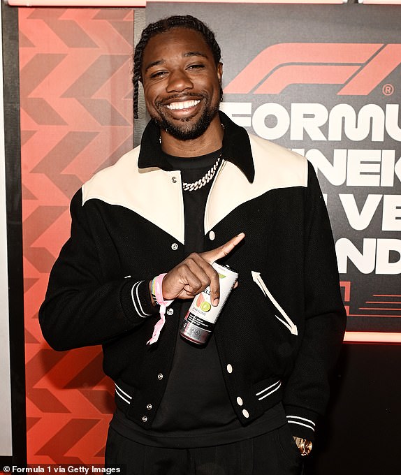 LAS VEGAS, NEVADA - NOVEMBER 23: Noah Lyles attends the F1 Grand Prix of Las Vegas on November 23, 2024 in Las Vegas, Nevada. (Photo by Bryan Steffy - Formula 1/Formula 1 via Getty Images)