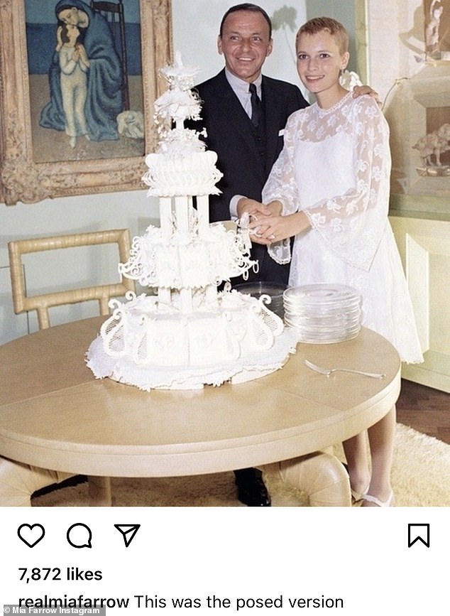 Mia Farrow prisjetila se trenutka kada joj je Frank Sinatra uručio papire za razvod na setu Rosemaryne bebe; na fotografiji na njihovom vjenčanju 1966