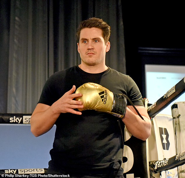 And the Love Island star, 33, will be reunited with boxing legend Barry McGuigan, 63, six years after dating his hunky son Shane, 36 (pictured)