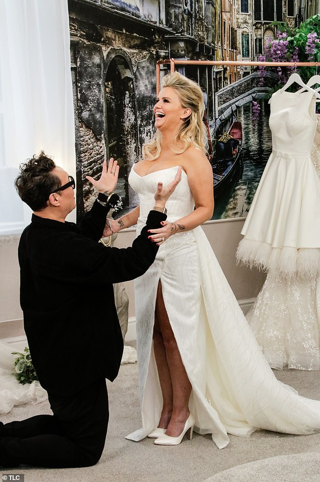 The ex Atomic Kitten star, who's been married three times, joked that the kids had already seen her walk down the aisle a few times, so could sit this one out