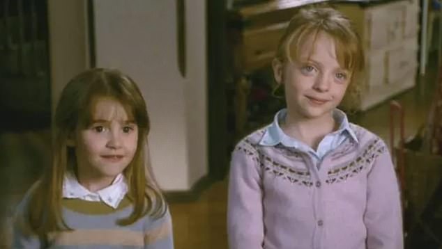 Finally, plenty of eagle-eyed viewers have been left puzzled by the fact that Graham's five and seven year old daughters in the movie, Sophie and Olivia, have cell phones