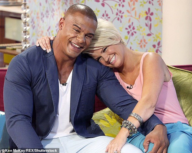 Kerry was married to the late George Kay 2014-2017 said: 'My third husband, you know, I was in a really abusive relationship, but I kept going back and going back' (pictured together in 2013)