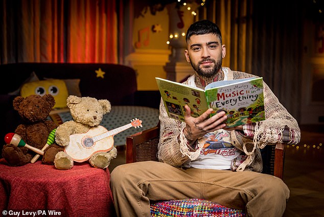 Zayn Malik, 31, recorded the bedtime story, Music is Everything, while promoting his country-inspired fourth solo album Room Under the Stair