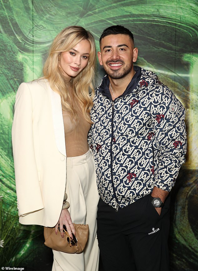 While they seem to be trying to amicably co-parent, with Simone recently visiting Jono in Sydney with their daughter, she has hinted at difficulties between them. (They are pictured in May 2023)