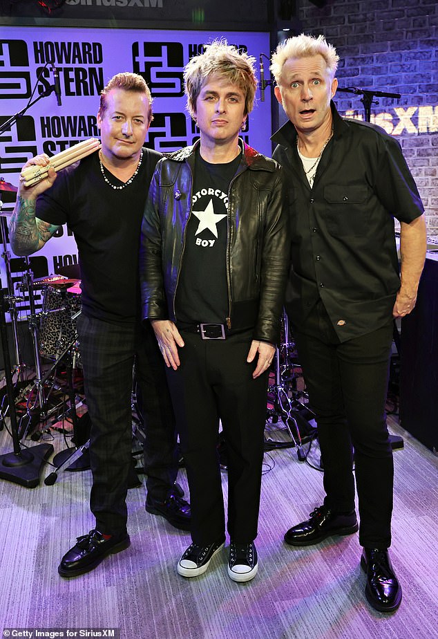 Kao i četverostruki dobitnici Grammyja Green Day; viđen 17. siječnja 2024
