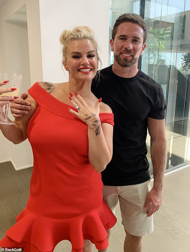 Earlier this year, she admitted she felt 'unsupported' by Ryan and had temporarily moved in with her mother as cracks in their relationship began to show (pictured after their engagement)