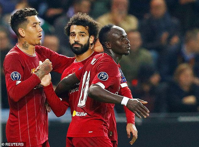 Roberto Firmino was another forward who struggled with Salah's greediness with the ball