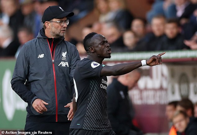 When Mane was later substituted the Senegal star was unable to contain his frustrations