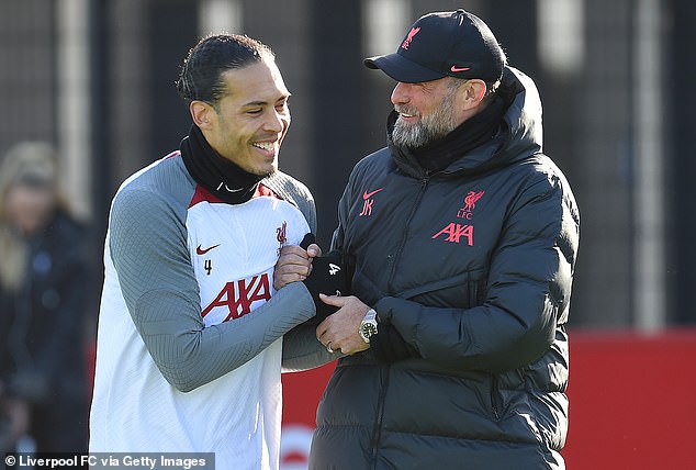 The German manager is believed to prefer taking a closer and more paternal approach with players like Virgil van Dijk