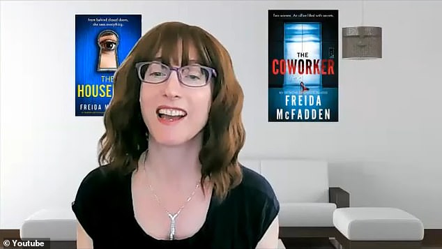 Freida McFadden is the pen name of the thriller author (pictured) who is also a practicing doctor who specialises in brain injury