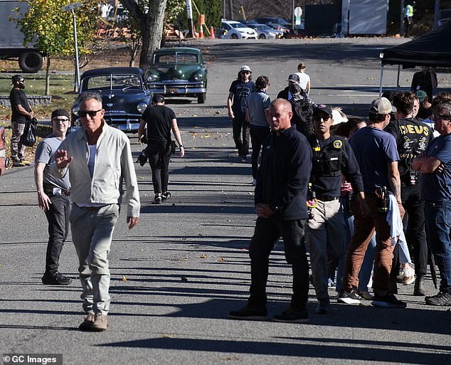 Springsteen je svratio na set samo nekoliko dana nakon početka produkcije u New Jerseyju
