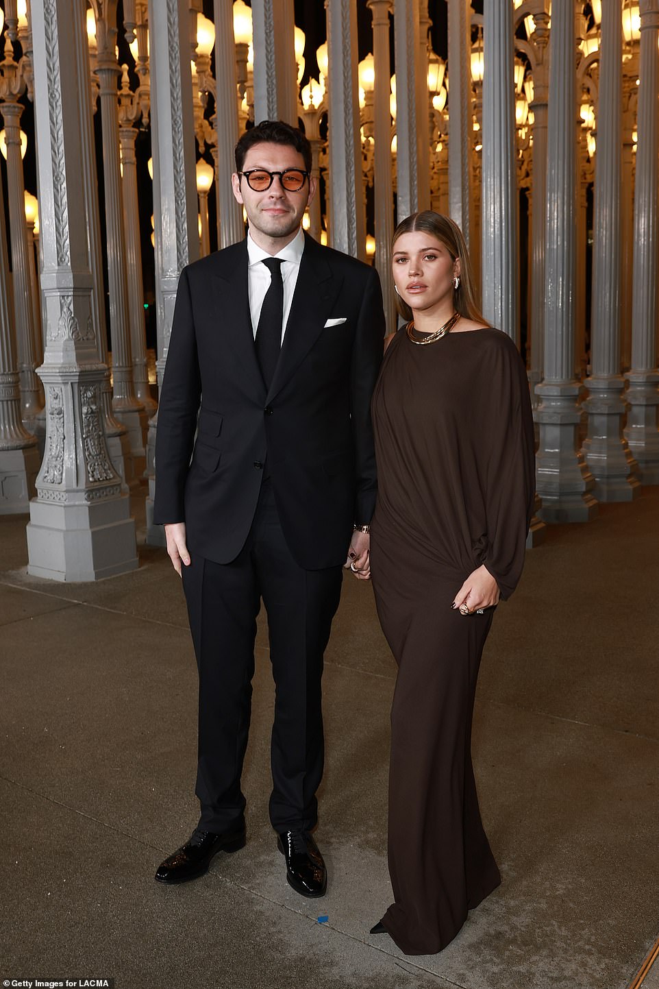 Sofia Richie Grainge, 26, was also present at the star-studded gala alongside her husband Elliot Grainge, 30. The founder and CEO of record label 10K Projects donned a sharp suit with a black blazer and matching tie as he joined his wife at the event