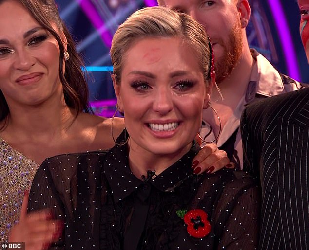 Strictly Come Dancing star Amy Dowden, 34, has broken her silence after it was announced she would not be returning to the competition (pictured on last week's show)