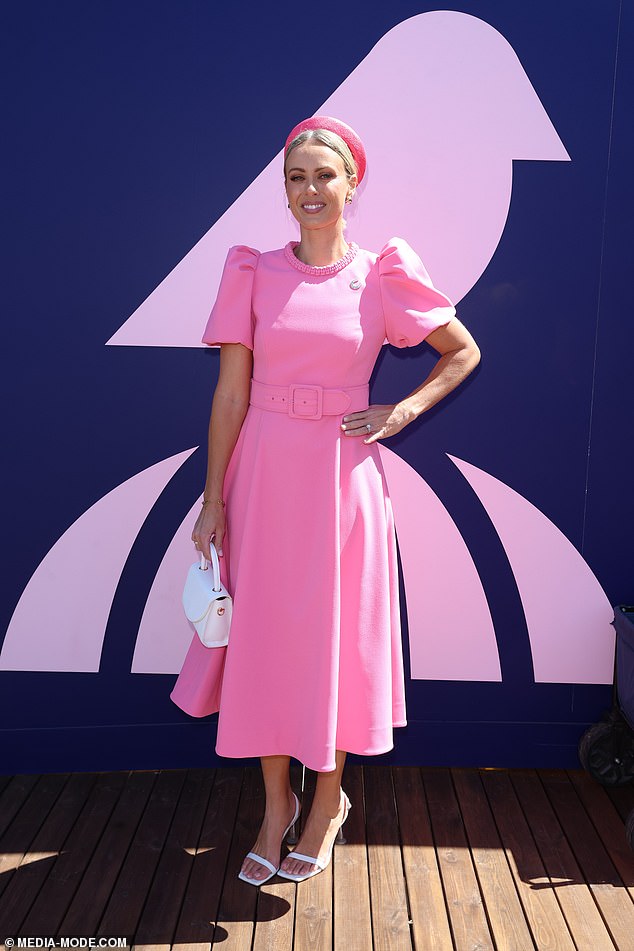 She was joined at the glitzy event by Today co-host Sylvia, 38, who put on a colourful display in a stunning pink ensemble