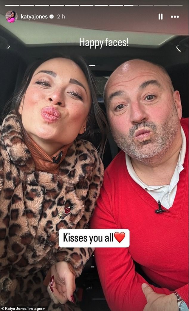 Strictly Come Dancing's Wynne Evans and Katya Jones assured fans their 'friendship was stronger than ever' as they returned to rehearsals on Monday