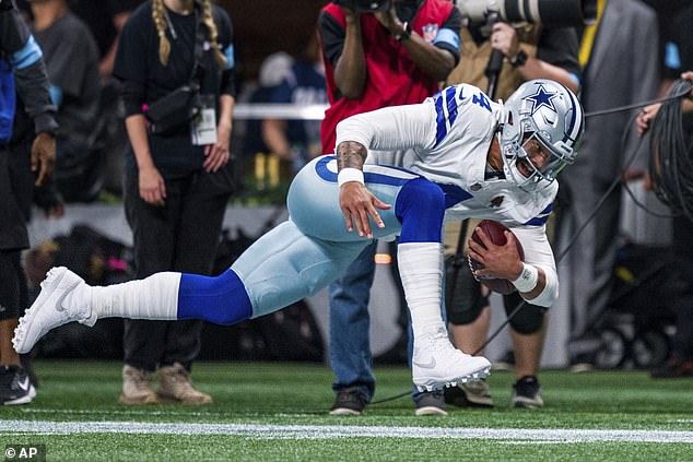 Prescott je pretrpio ozljedu koljena tijekom poraza Dallasa od Atlanta Falconsa 27-21