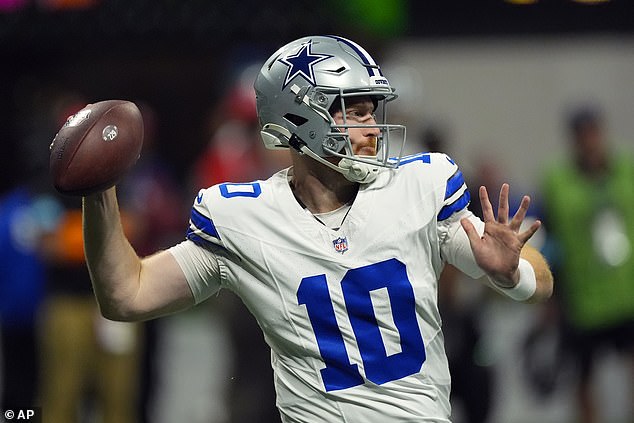 Cooper Rush počet će za Cowboyse protiv Philadelphia Eaglesa u odsutnosti Prescotta