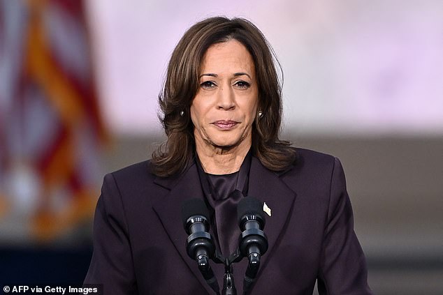 Democratic candidate and Vice President Kamala Harris pictured Wednesday at Howard University in Washington, D.C.