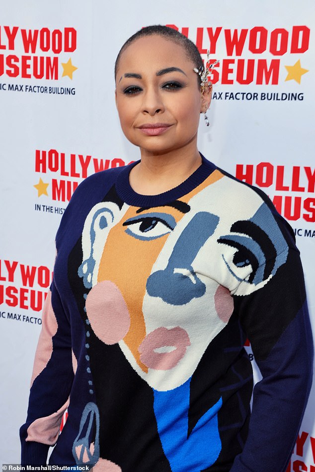 Actress Raven-Symoné also promised she would move to Canada with her family should Trump win. Pictured last year in LA