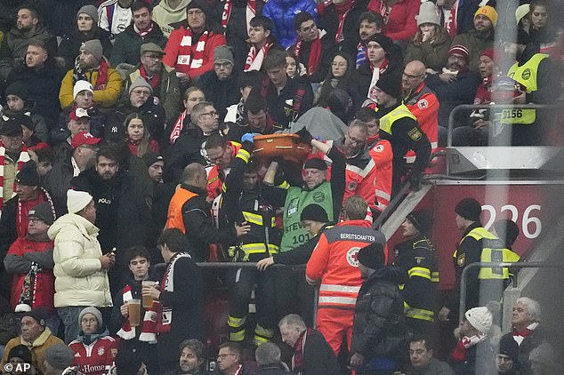 Navijač Bayern Münchena preminuo je na putu do bolnice nakon hitne medicinske pomoći u srijedu