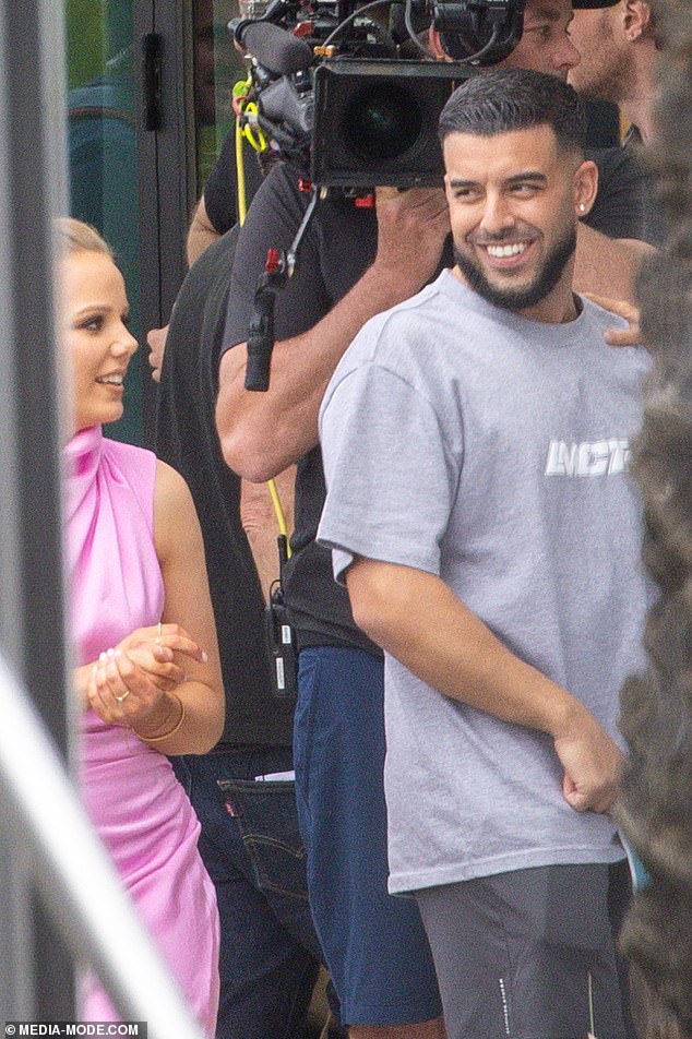 Portelli je bio veselog raspoloženja u subotu kada se pojavio na dugo očekivanoj aukciji reality showa