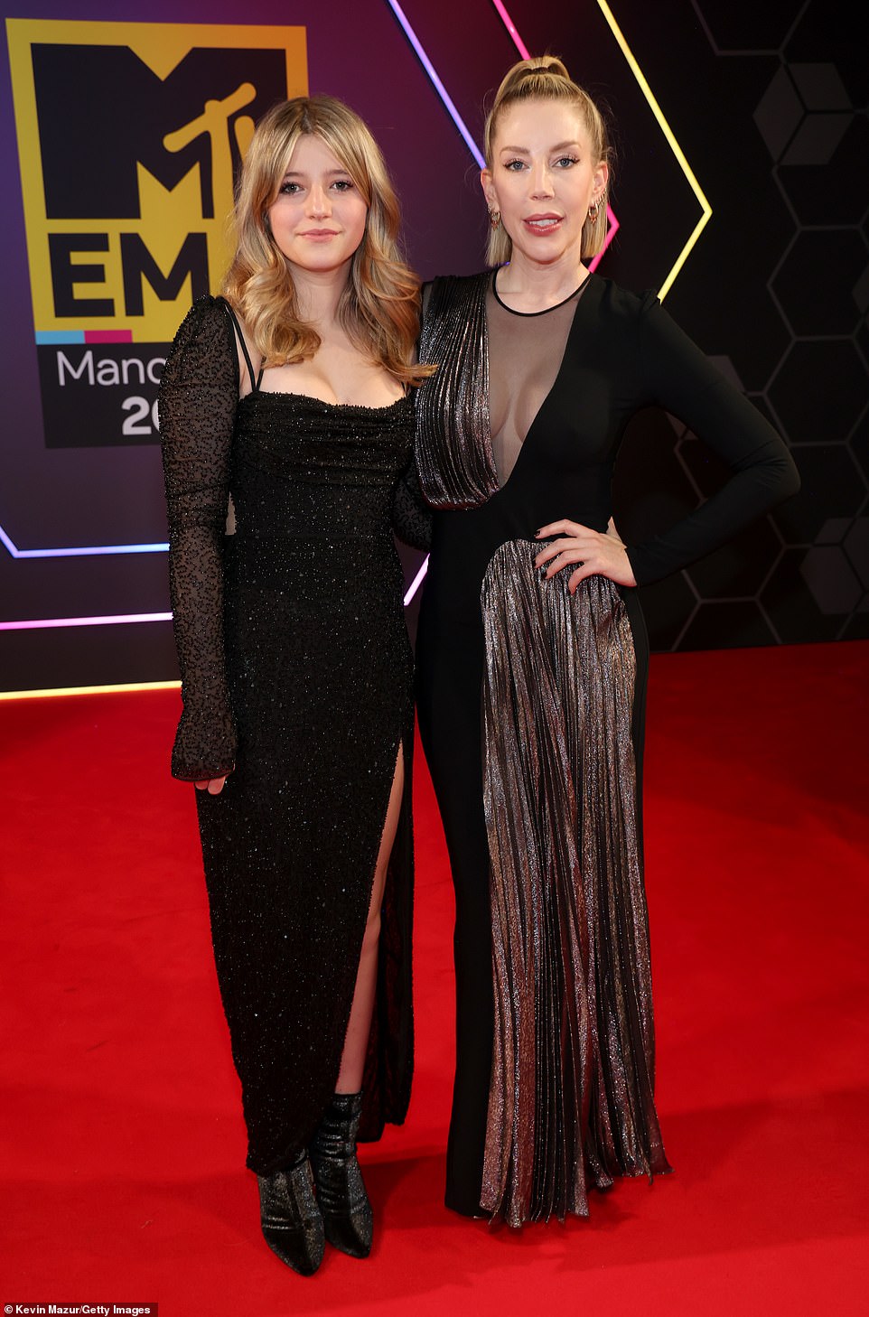 Violet, who also joined as her mum's plus one at the BAFTA TV Awards back in May, opted for a sparkly black dress and matching shimmery ankle boots