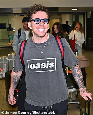 Danny (pictured) was the first star to touch down after his rumoured appearance on the show this year