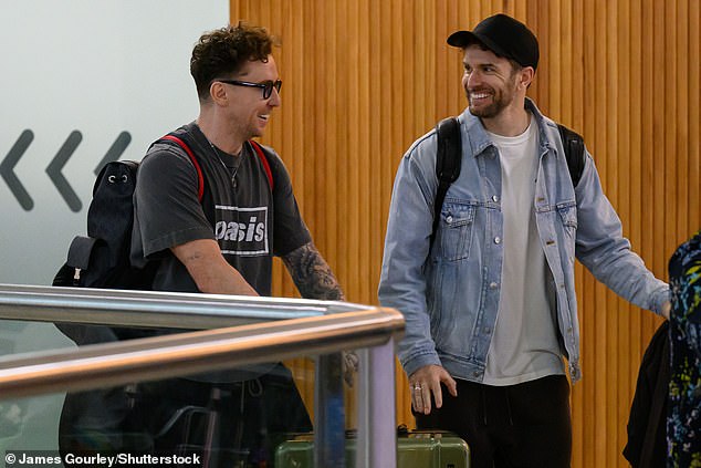 In a hellish experience for passengers the plane was forced to hang above the runway for a time before it could land with Danny telling MailOnline: 'The flight was pretty stormy, bit bumpy, bit of a hairy flight'