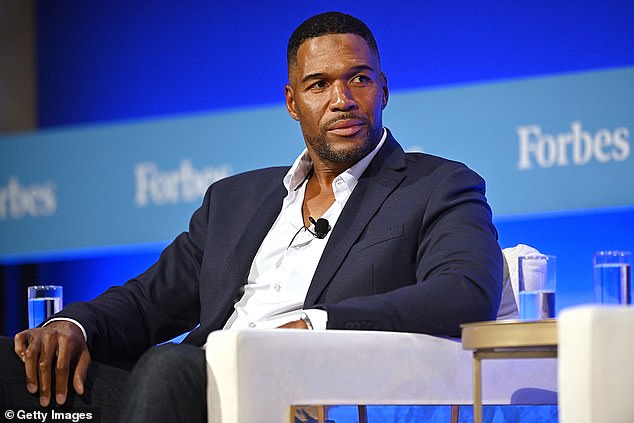 Strahan's father served 23 years in the army and he insisted he was 'caught up in the moment'