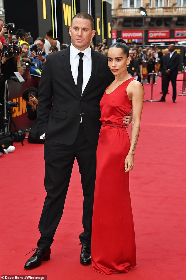 Tatum i njegova sada bivša bili su zajedno tri godine prije nego što su prekinuli prije samo nekoliko tjedana; na slici kolovoza u Londonu