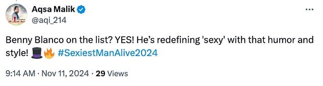 Nakon što je otkriveno da će Blanco biti dio problema, fanovi su imali različite reakcije. Neki su aplaudirali ovoj odluci, napisavši 'DA! On redefinira "seksi" s tim humorom i stilom!'