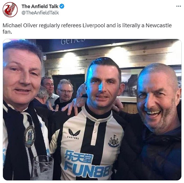 Suparnički navijači na društvenim mrežama redovito pišu o ljubavi Michaela Olivera prema Newcastleu