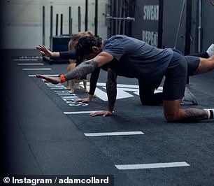 Woods i Collard zajedno su odradili neke vježbe istezanja