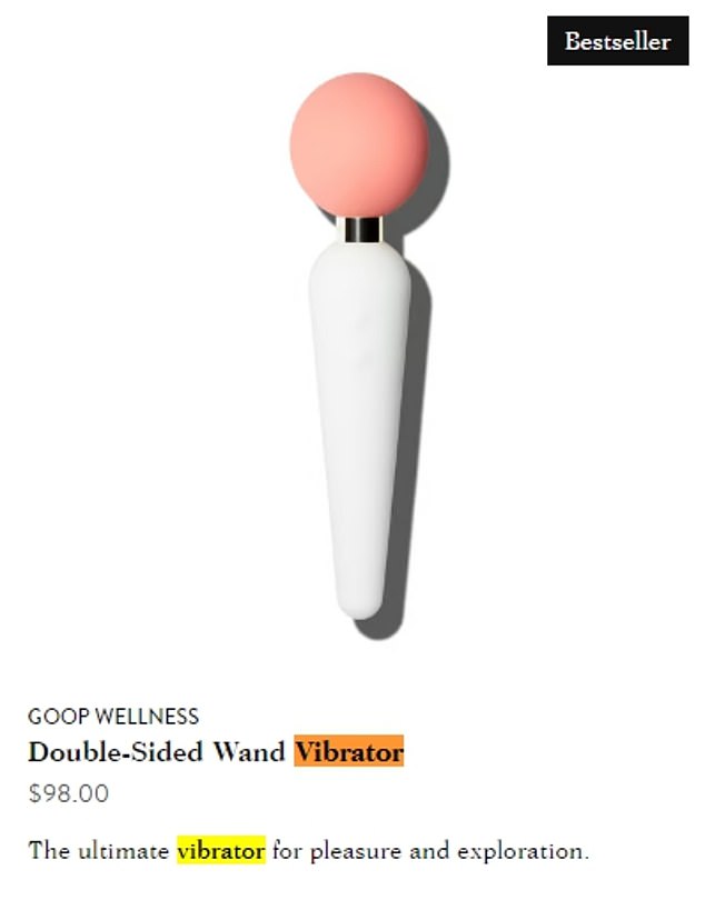 Double-Sided Wand vibrator iz GOOP Wellnessa košta 98 ​​dolara