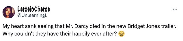 A obožavatelji koji prije nisu pročitali knjigu ostali su slomljeni jer su priznali da im je 'srce potonulo' kad su vidjeli da par nije sretno zauvijek sretan