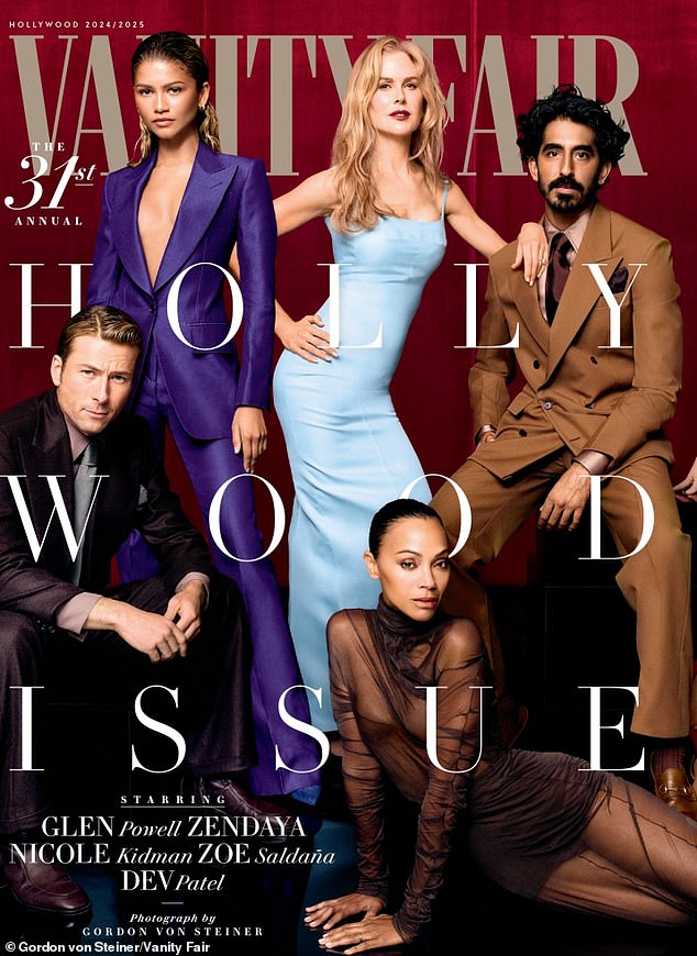 Zendaya je oduševila u dubokom ljubičastom odijelu, dok je Nicole Kidman zadivila u dječje plavoj dok su predvodili holivudsku kraljevsku obitelj zajedno s Glenom, Zoe i Devom