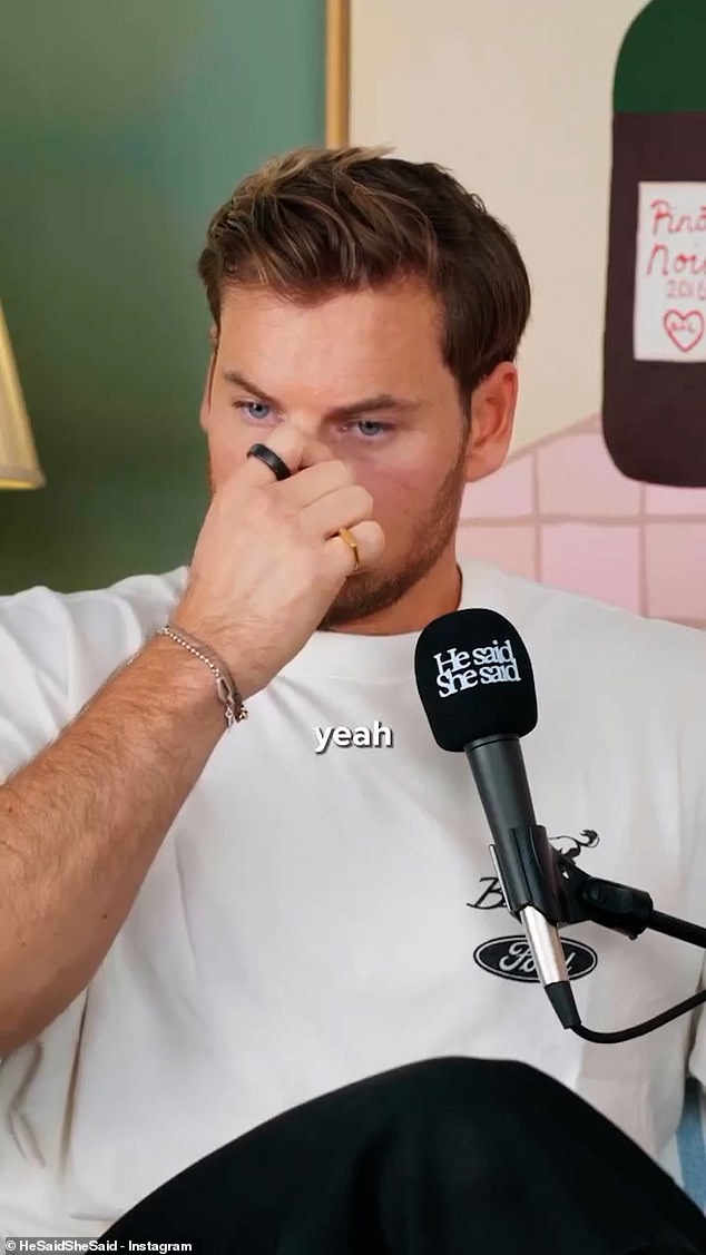 Ryan je nastavio s podcastom para He Said, She Said, no Louise je isječak ostavio slomljeno srce jer je priznala da sama ne bi slušala