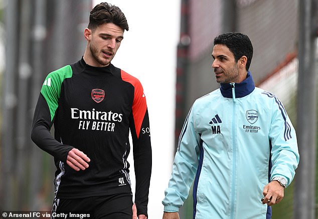 Mikel Arteta has the responsibility to manage Rice to ensure he avoids further injury issues