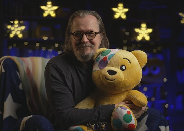 Gary Oldman, 66,  has been revealed as the star of a special Children In Need Cbeebies Bedtime Story episode