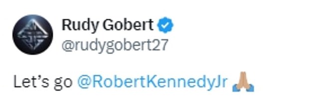 Gobert, centar Minnesota Timberwolvesa, podržao je antivaxxera