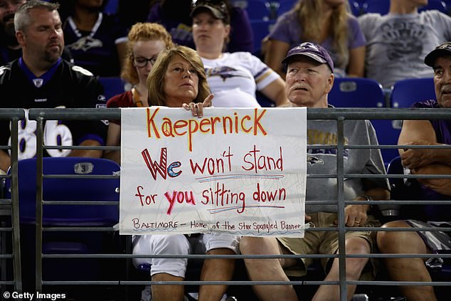 Kaepernick's peaceful protest was widely criticized by NFL fans and politicians alike