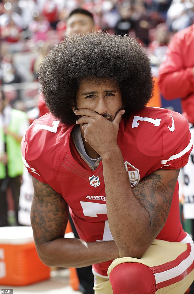 Colin Kaepernick began kneeling during the national anthem during the 2016 NFL season