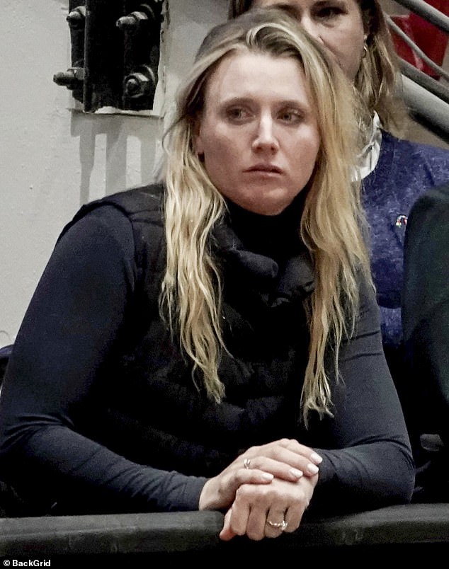 Postel looked strained as she attended the Las Vegas National Horse Show