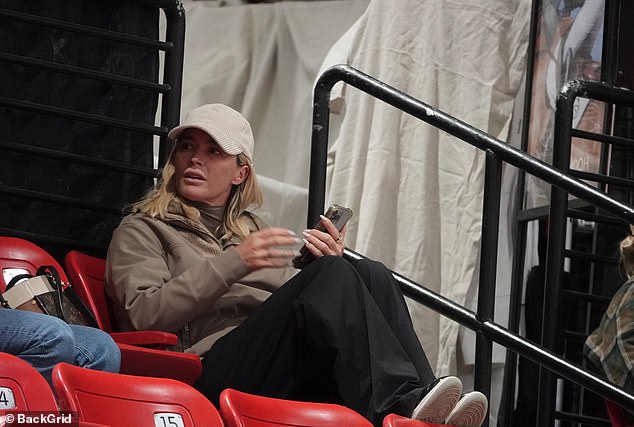 Mellencamp attended to keep a low profile amid the awkward meet