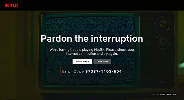 Mnogi su se gledatelji tijekom borbe u petak na Netflixu suočili s porukom o pogrešci